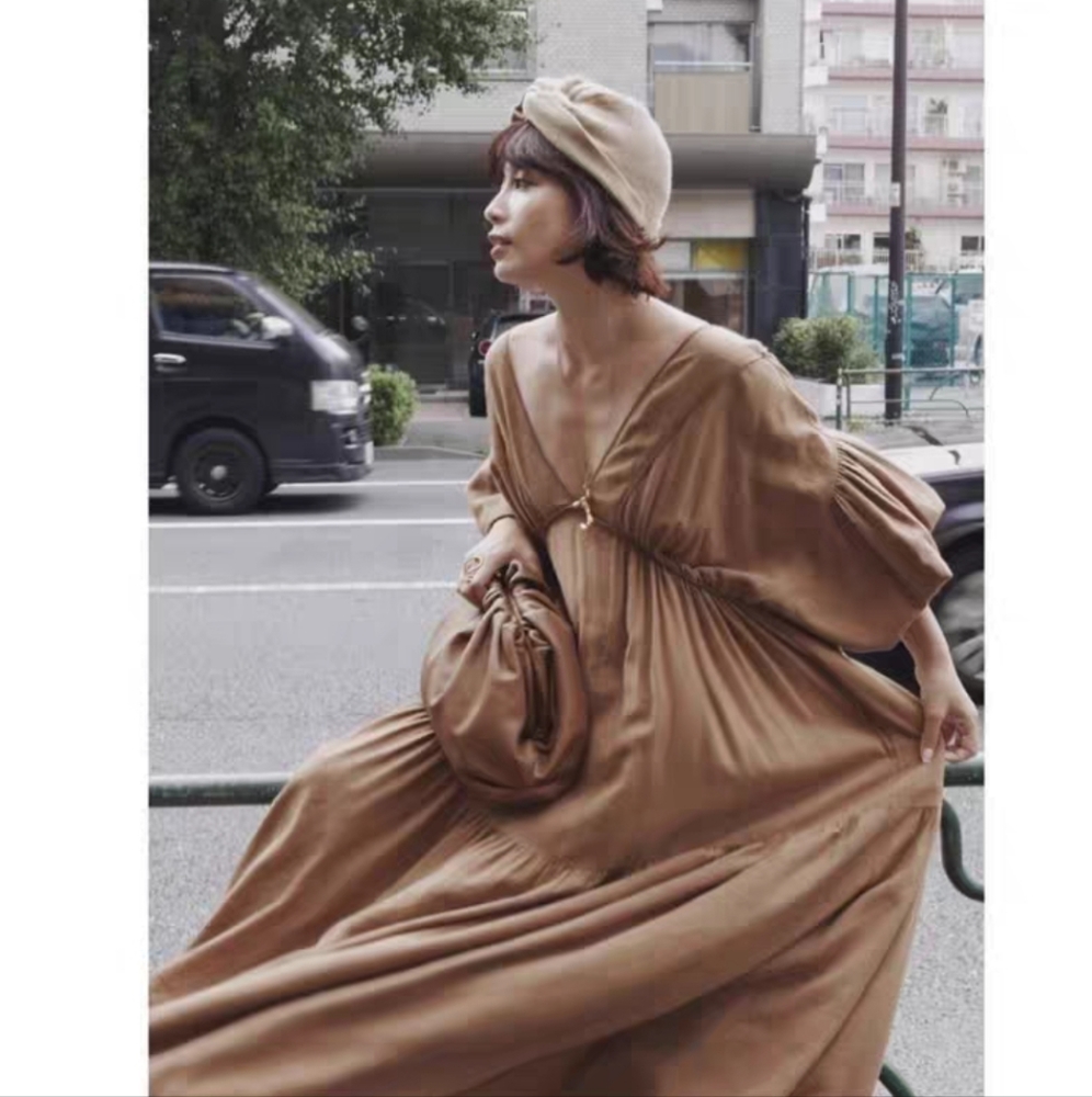 Etre Tokyo French style maxi dress